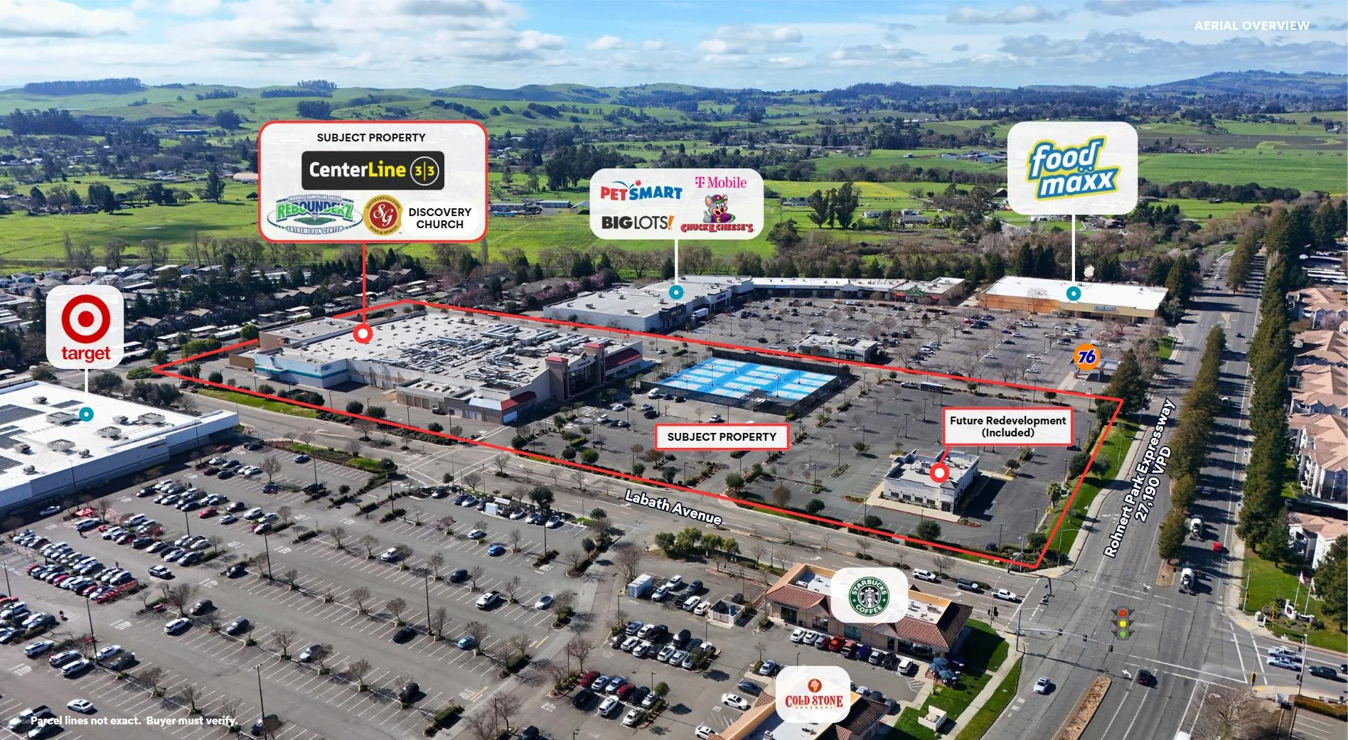 Auction - Target Shadow Shopping Center and Outparcel… — Sale in Rohnert Park, CA, photo 1 of 7