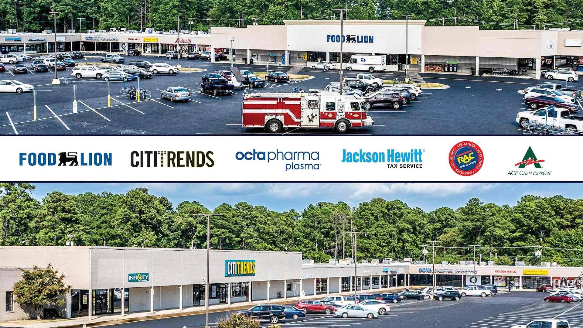 Oakwood Shopping Center — Sale in Rocky Mount, NC, photo 1 of 3