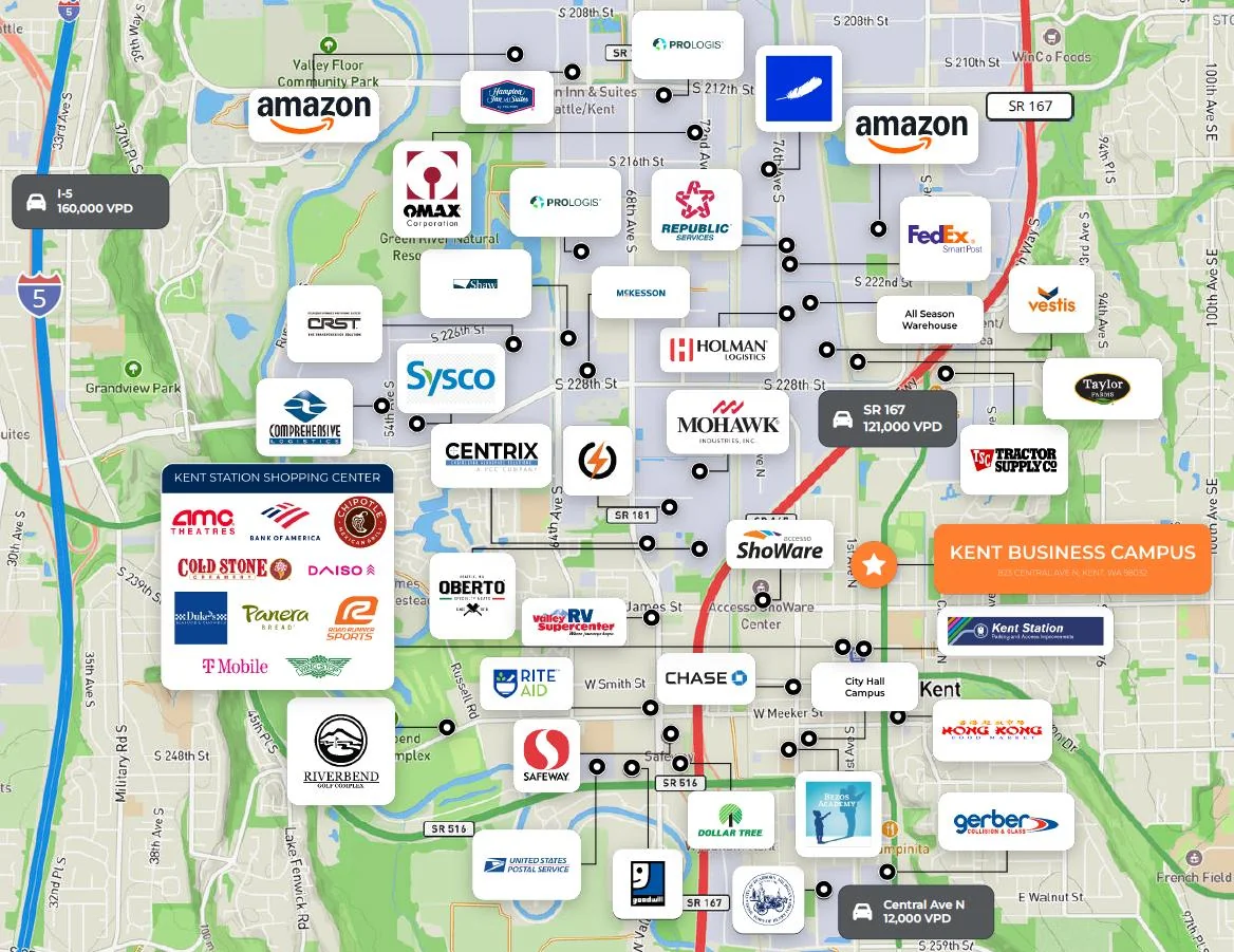 Kent Business Campus | Business Park w/ 3.54%… — Sale in Kent, WA, photo 2 of 2