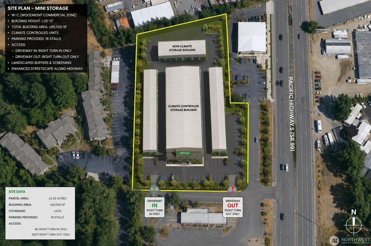 2.19 acre development site — Sale in Des Moines, WA, photo 1 of 6