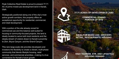 77.71 Acres of Mixed Use Development Opportunity — Sale in Kanab, UT, photo 6 of 8