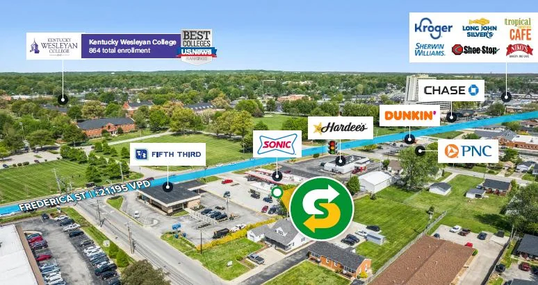 Subway | New 15-Yr Abs NNN | HNW Personal Guaranty |… — Sale in Owensboro, KY, photo 2 of 3