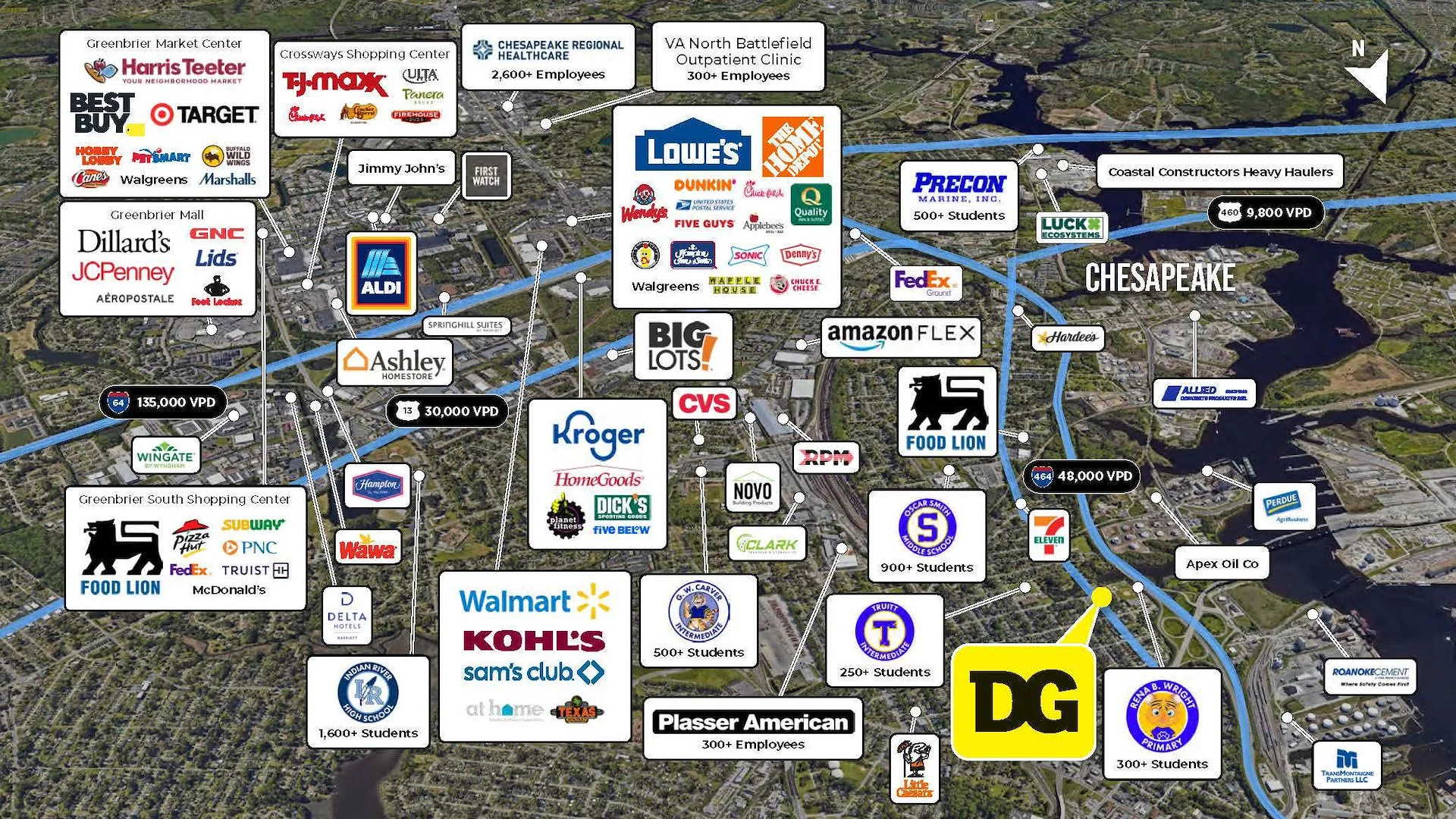 Dollar General | 5 Mile Pop: 255,000 — Sale in Chesapeake, VA, photo 4 of 5