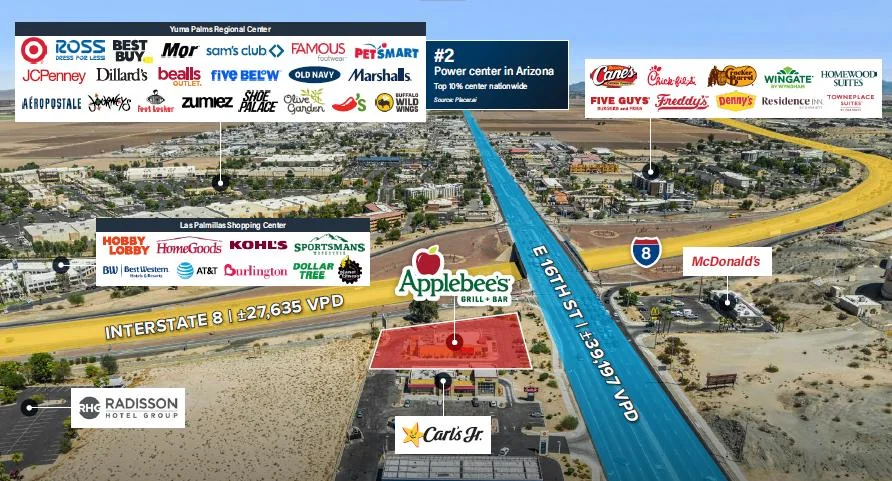 Applebee's | ±15-Yr NNN | 22-Unit Guaranty | E 16th… — Sale in Yuma, AZ, photo 3 of 3