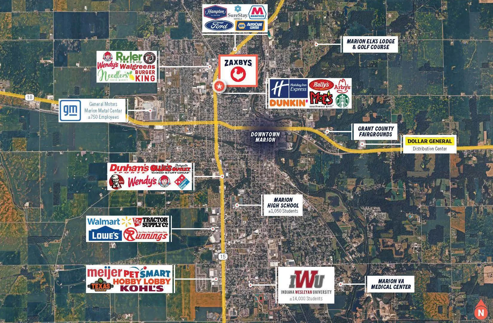 Zaxby's Corporate - 20 Yr Abs NNN — Sale in Marion, IN, photo 3 of 5