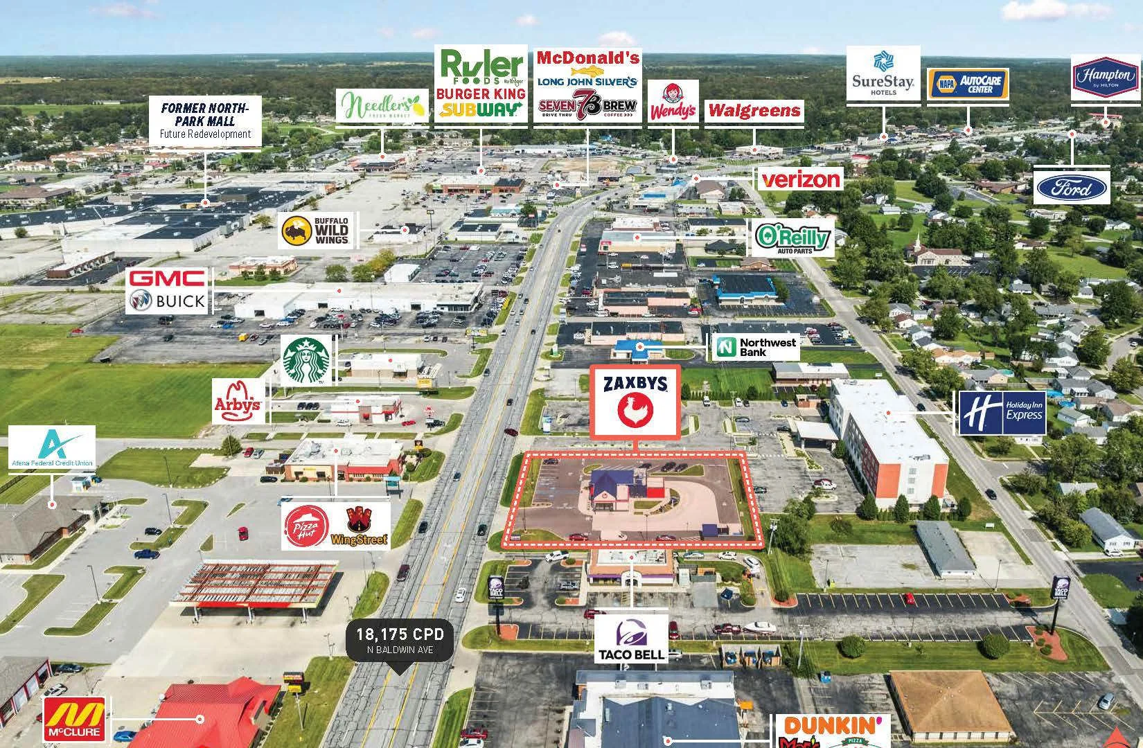 Zaxby's Corporate - 20 Yr Abs NNN — Sale in Marion, IN, photo 4 of 5