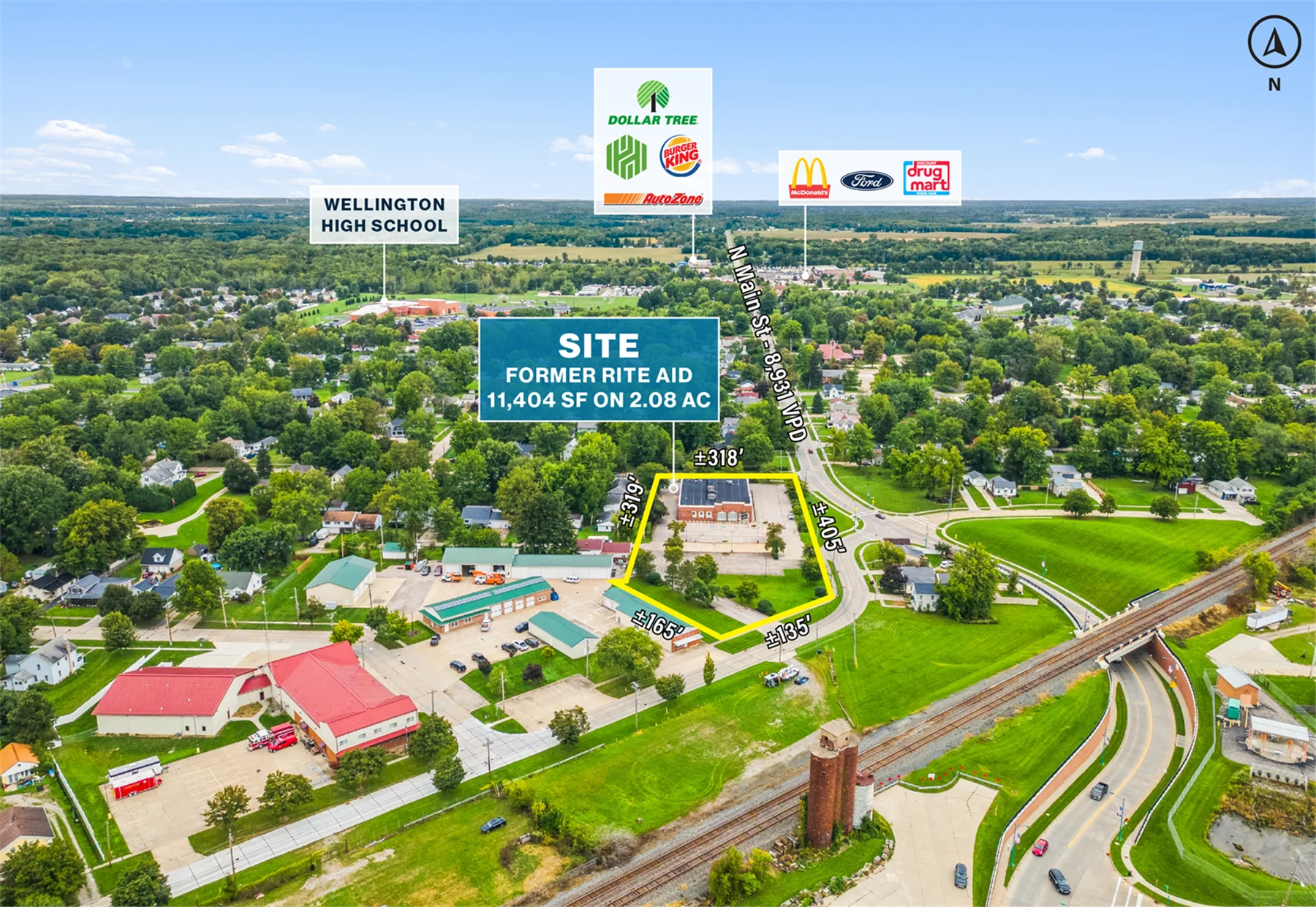 Former Rite Aid Available! — Lease in Wellington, OH, photo 2 of 8