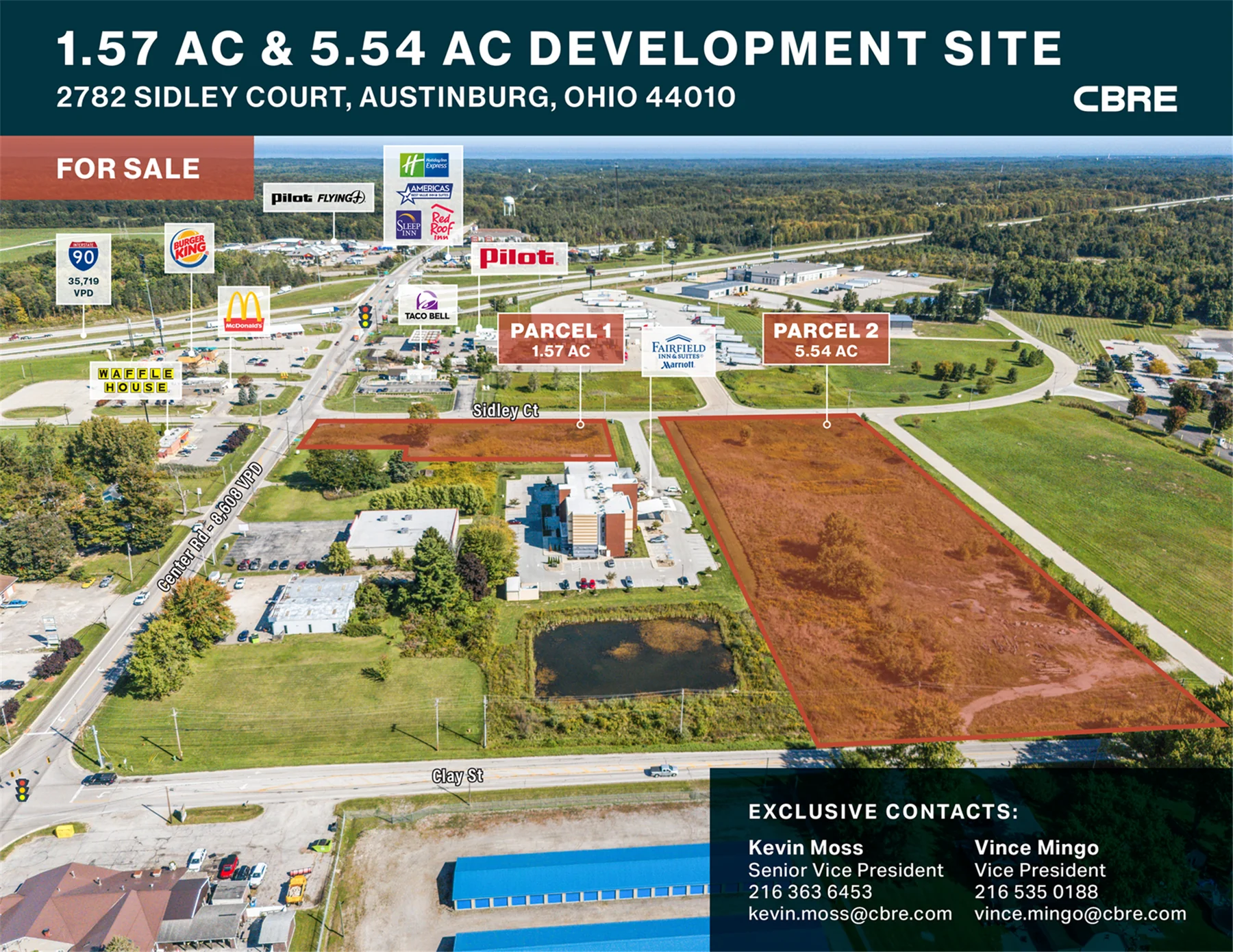 1.57 AC & 5.54 AC Development Site — Sale in Austinburg, OH, photo 1 of 3