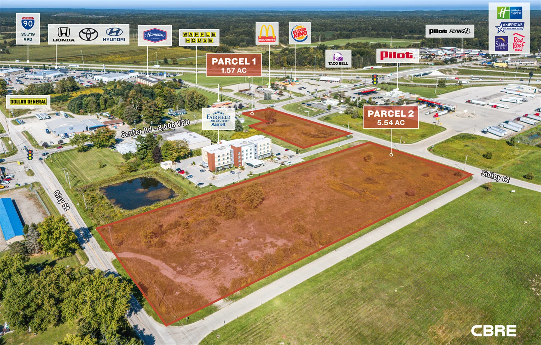 1.57 AC & 5.54 AC Development Site — Sale in Austinburg, OH, photo 2 of 3