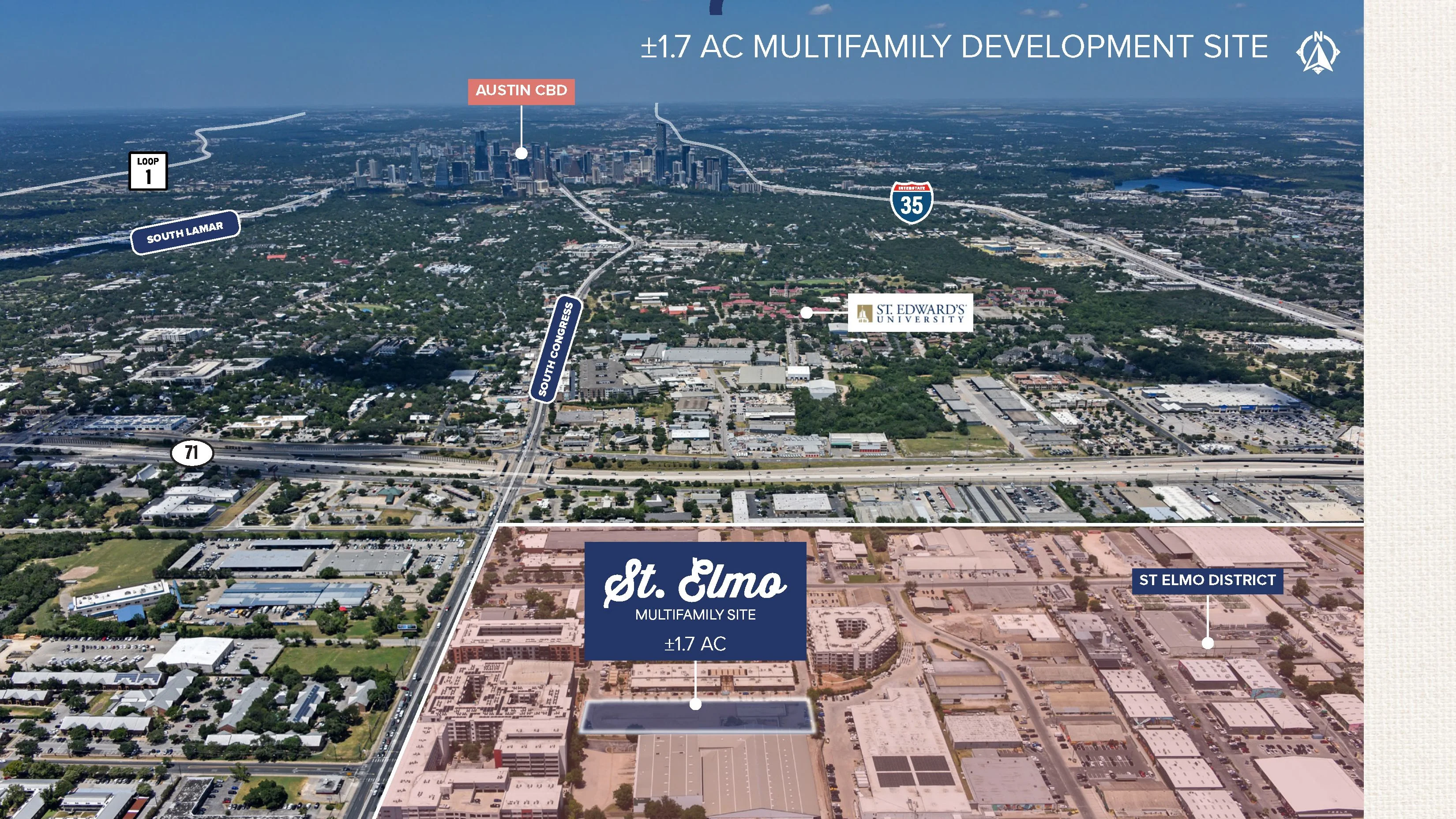 St Elmo Multifamily Site — Sale in Austin, TX, photo 1 of 7