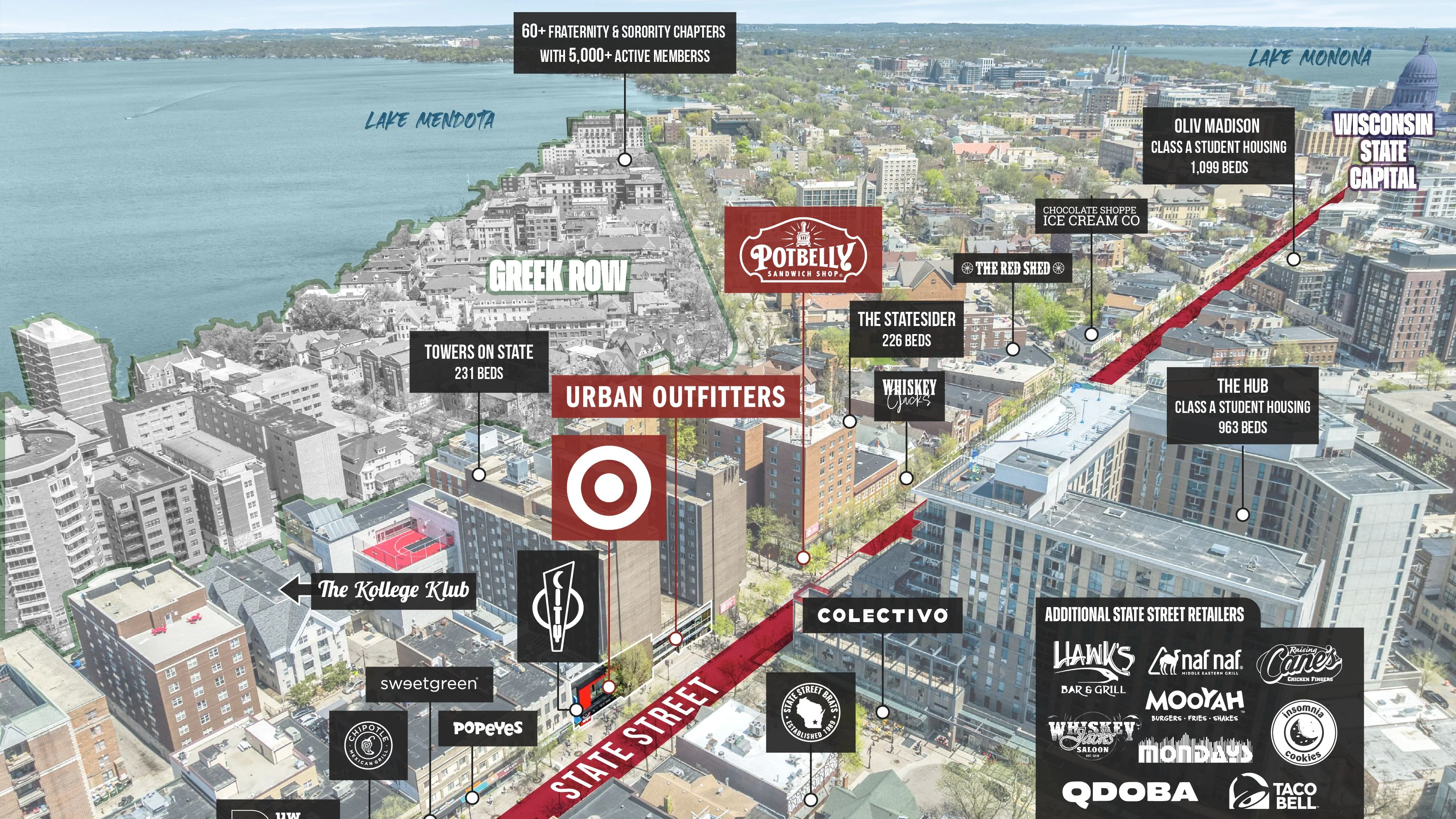 State Street Retail – Madison, WI — Sale in Madison, WI, photo 1 of 8