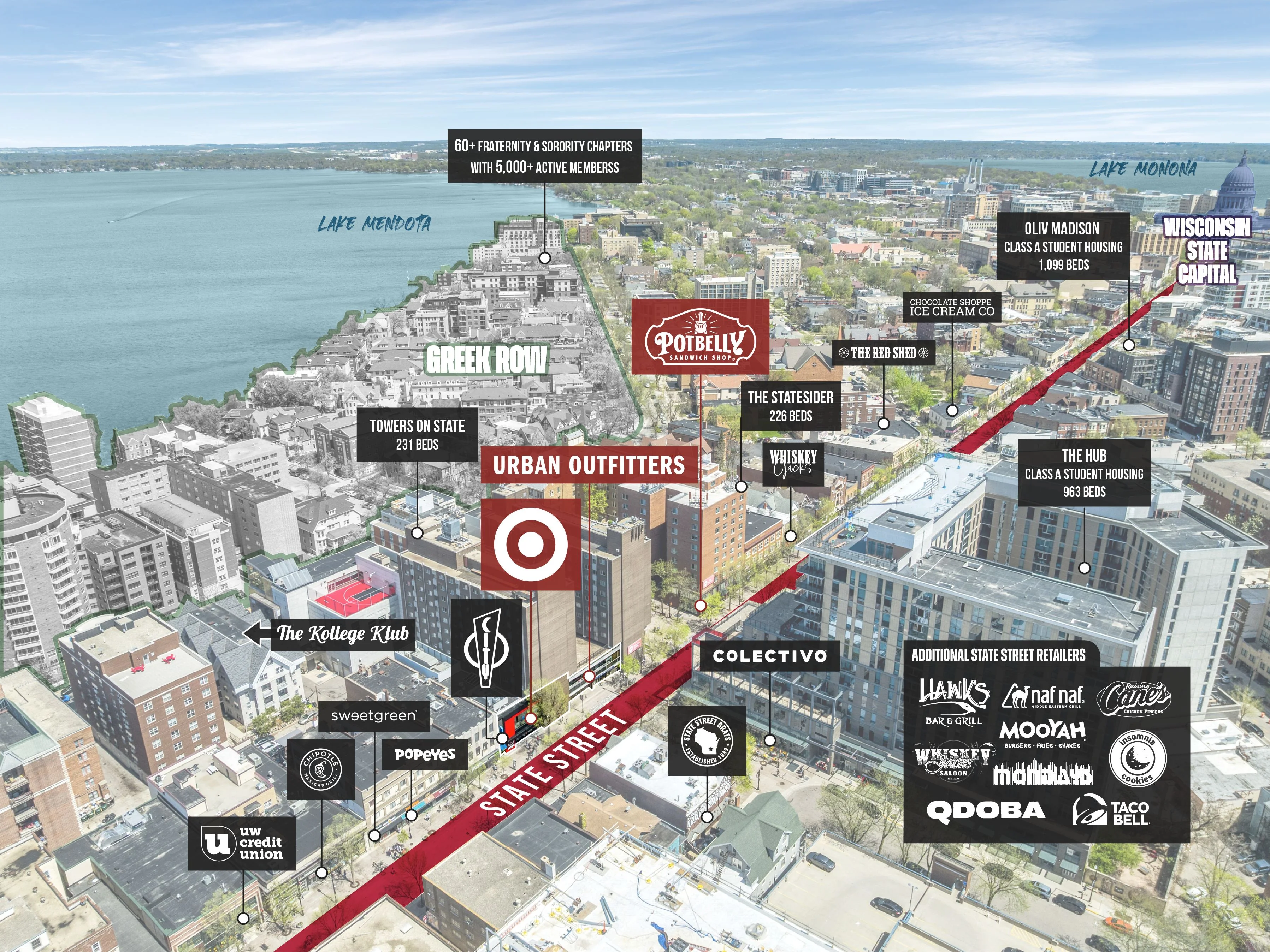 State Street Retail – Madison, WI — Sale in Madison, WI, photo 2 of 8