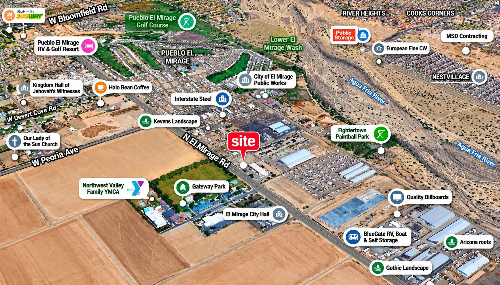 +/- 1.3 Acres — Sale in El Mirage, AZ, photo 2 of 4