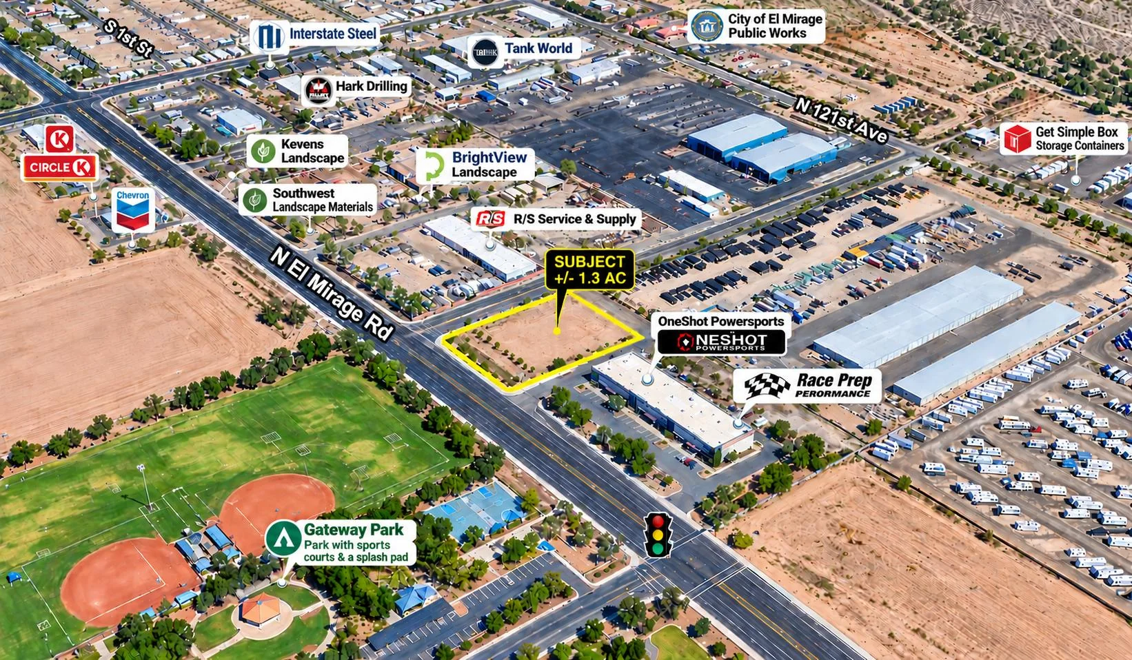 +/- 1.3 Acres — Sale in El Mirage, AZ, photo 3 of 4