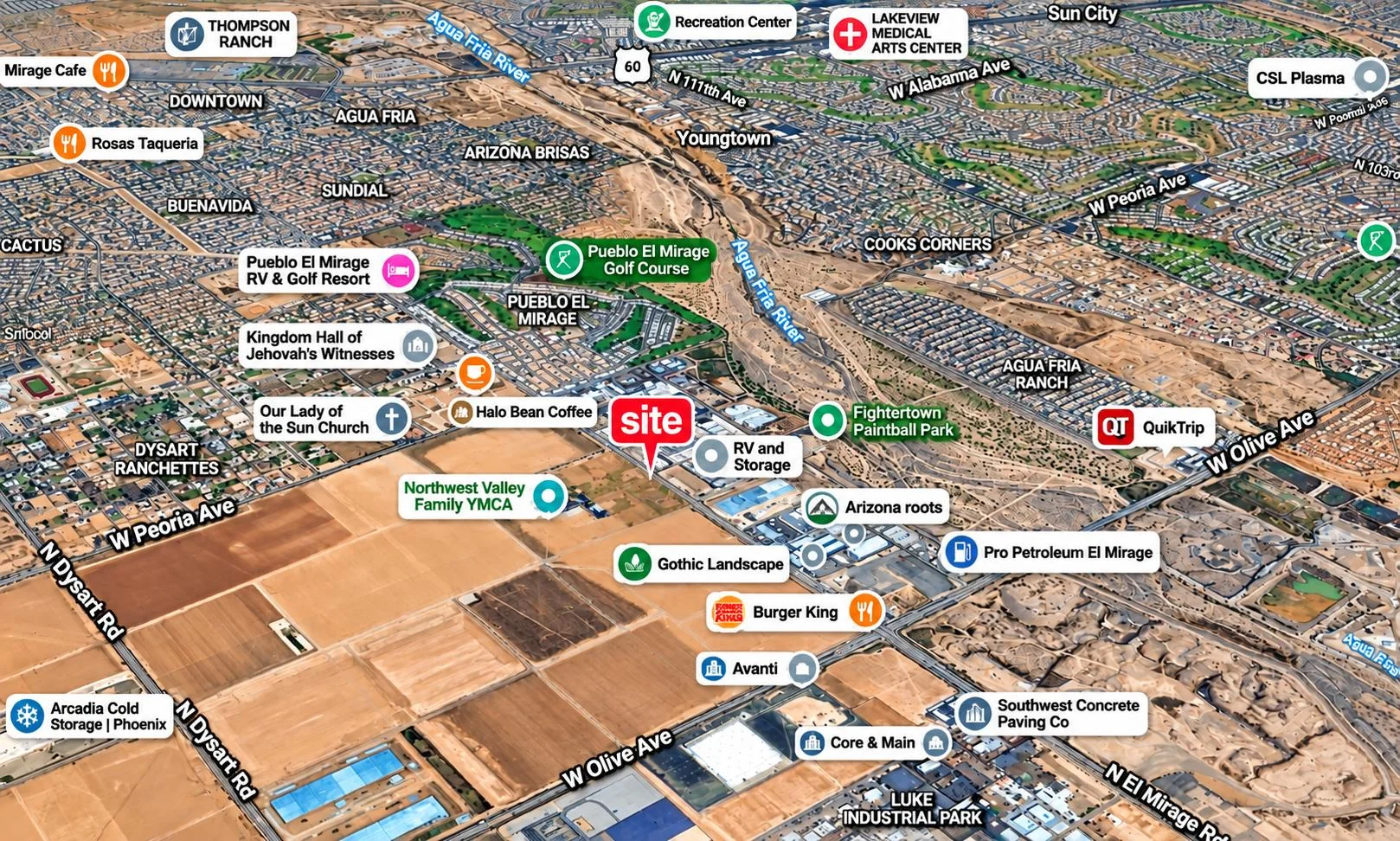 +/- 1.3 Acres — Sale in El Mirage, AZ, photo 4 of 4