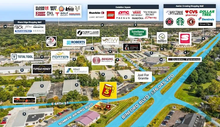 Take 5 | ±9-Yr Abs NNN | ±28-Unit Franchisee | 36K+… — Sale in Indianapolis, IN, photo 3 of 3
