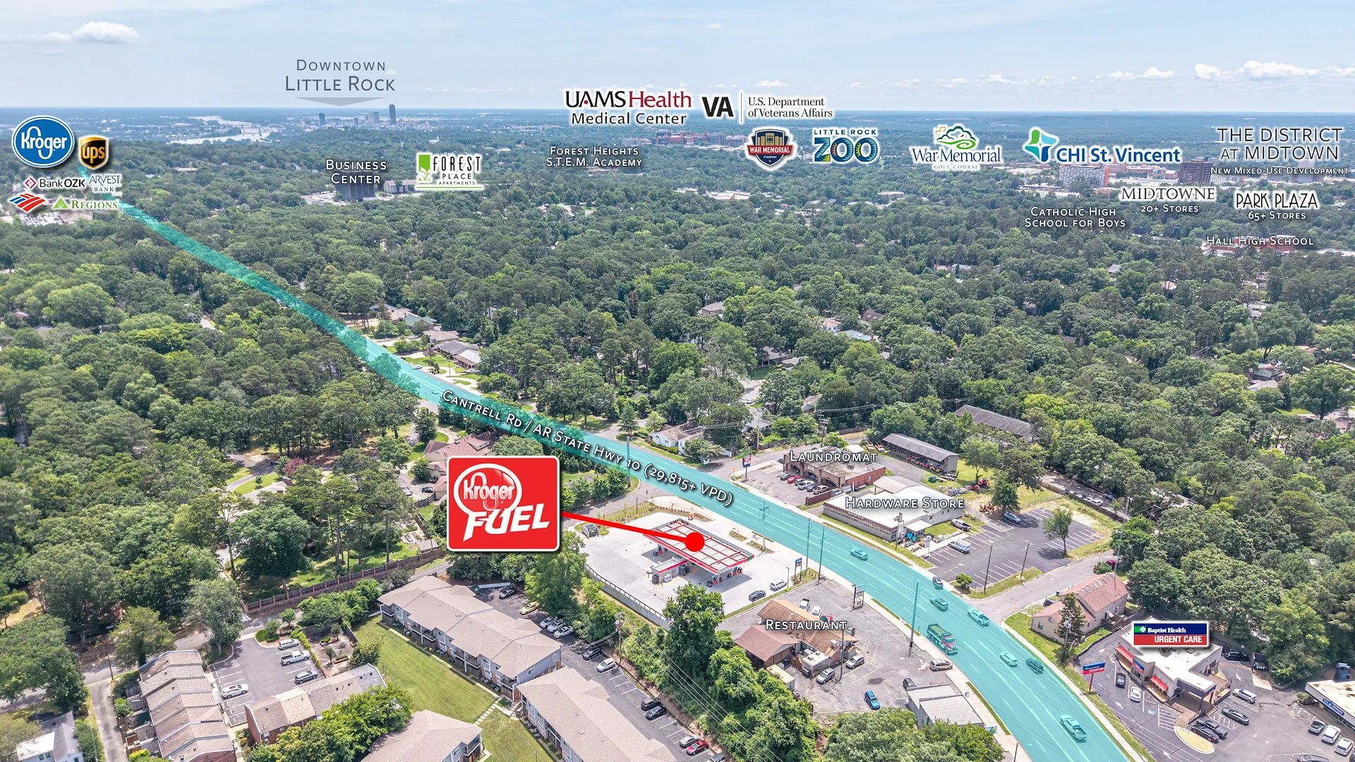 Kroger Fuel Center | Little Rock Medical Corridor |… — Sale in Little Rock, AR, photo 2 of 8