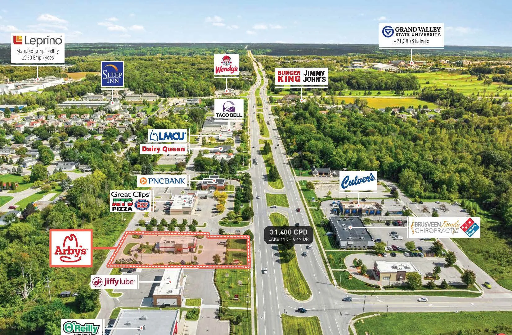 Arby's - Absolute NNN Corporate Guaranty — Sale in Allendale, MI, photo 4 of 5