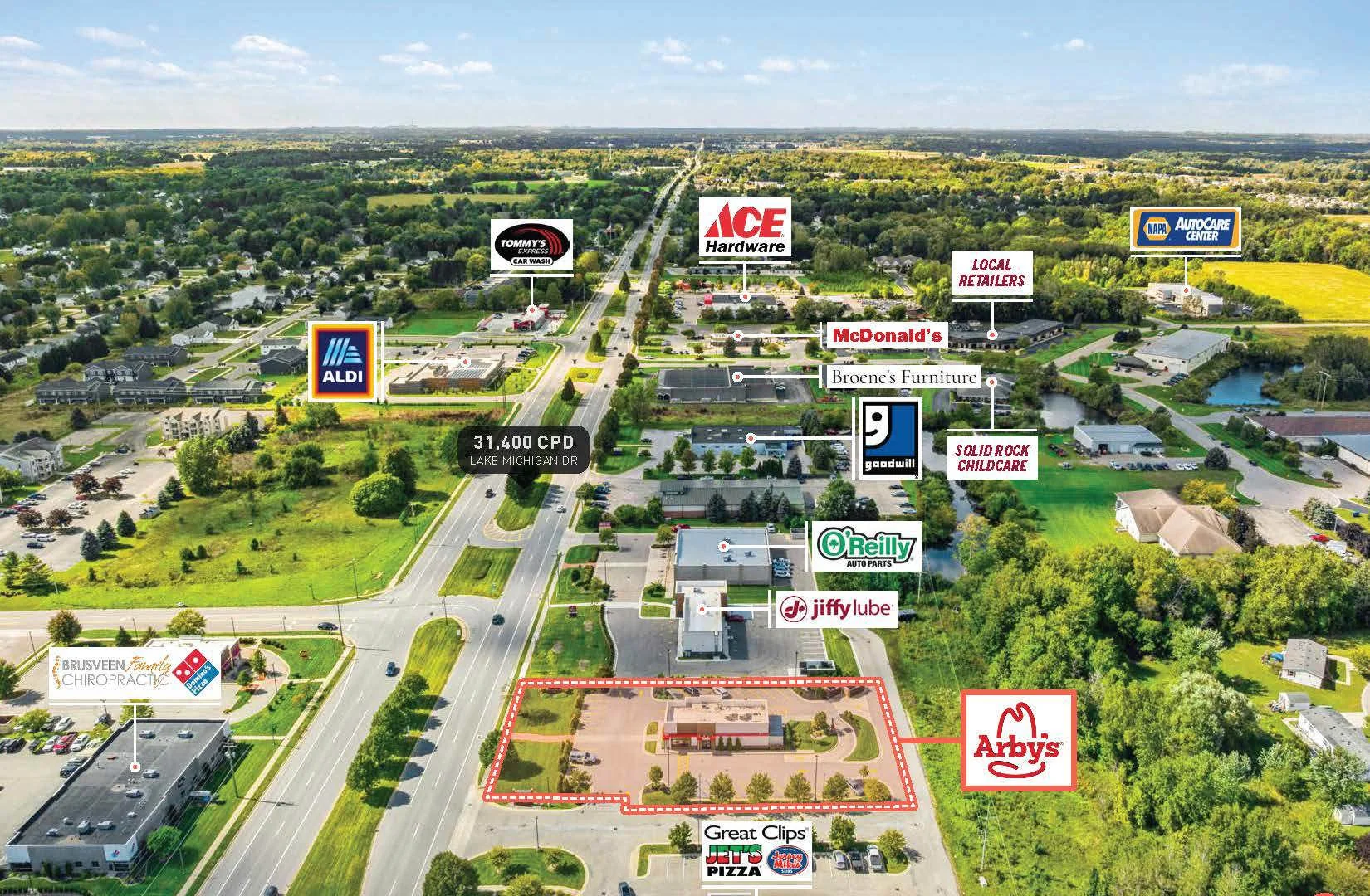 Arby's - Absolute NNN Corporate Guaranty — Sale in Allendale, MI, photo 5 of 5