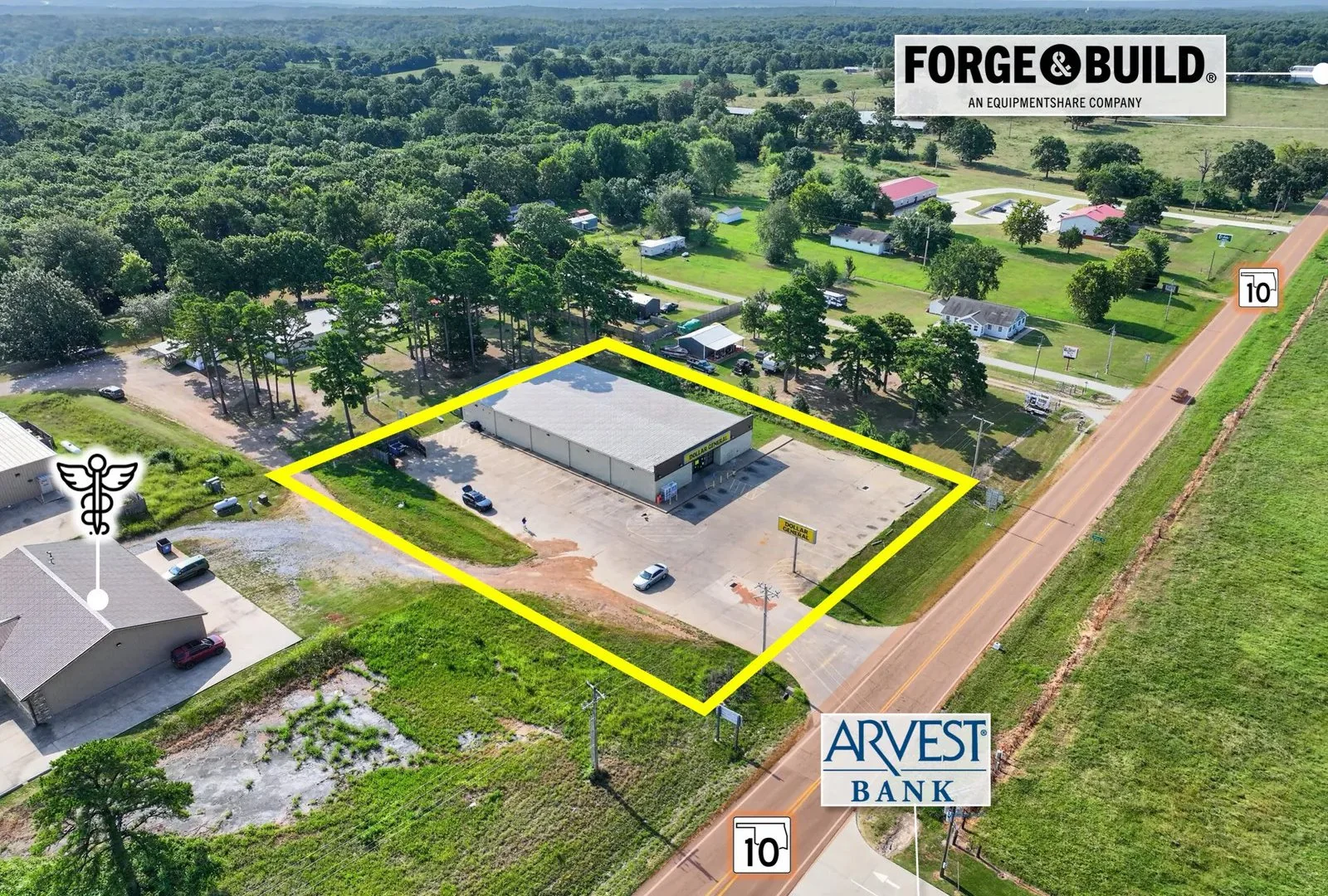 $1 Auction - REIT Sale | Former Dollar General |… — Sale in Kansas, OK, photo 2 of 6