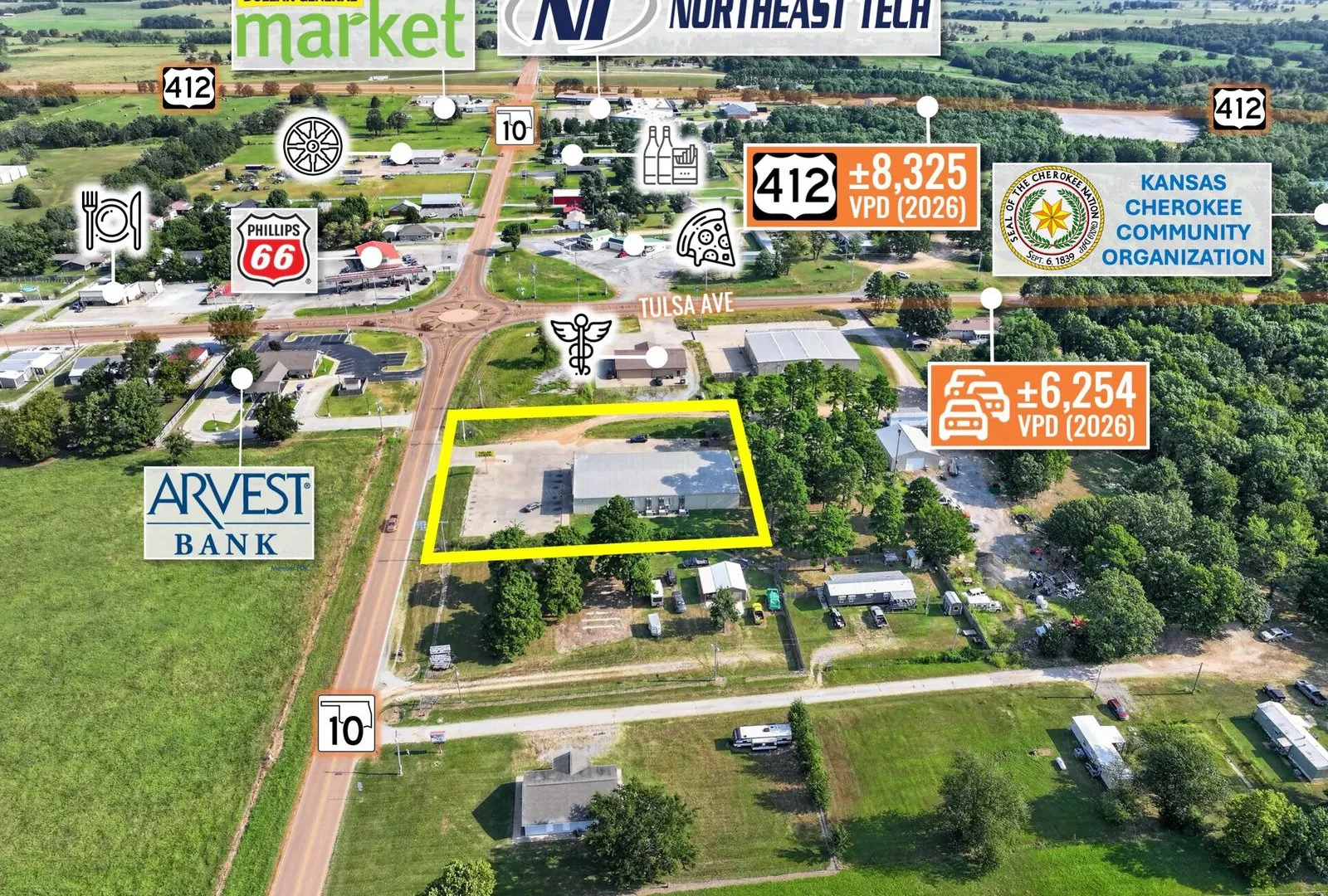 $1 Auction - REIT Sale | Former Dollar General |… — Sale in Kansas, OK, photo 6 of 6
