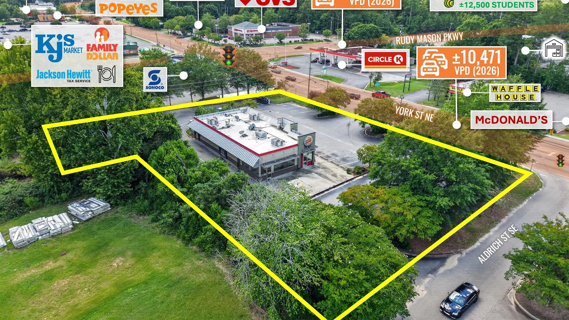 $1 Auction - REIT Sale | Former Burger King | 26K VPD… — Sale in Aiken, SC, photo 6 of 8