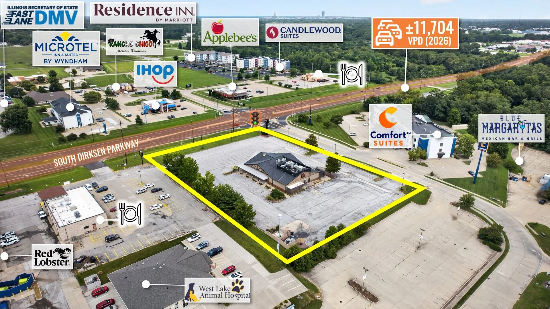 $1 Auction - REIT Sale | Former Smokey Bones BBQ |… — Sale in Springfield, IL, photo 4 of 6