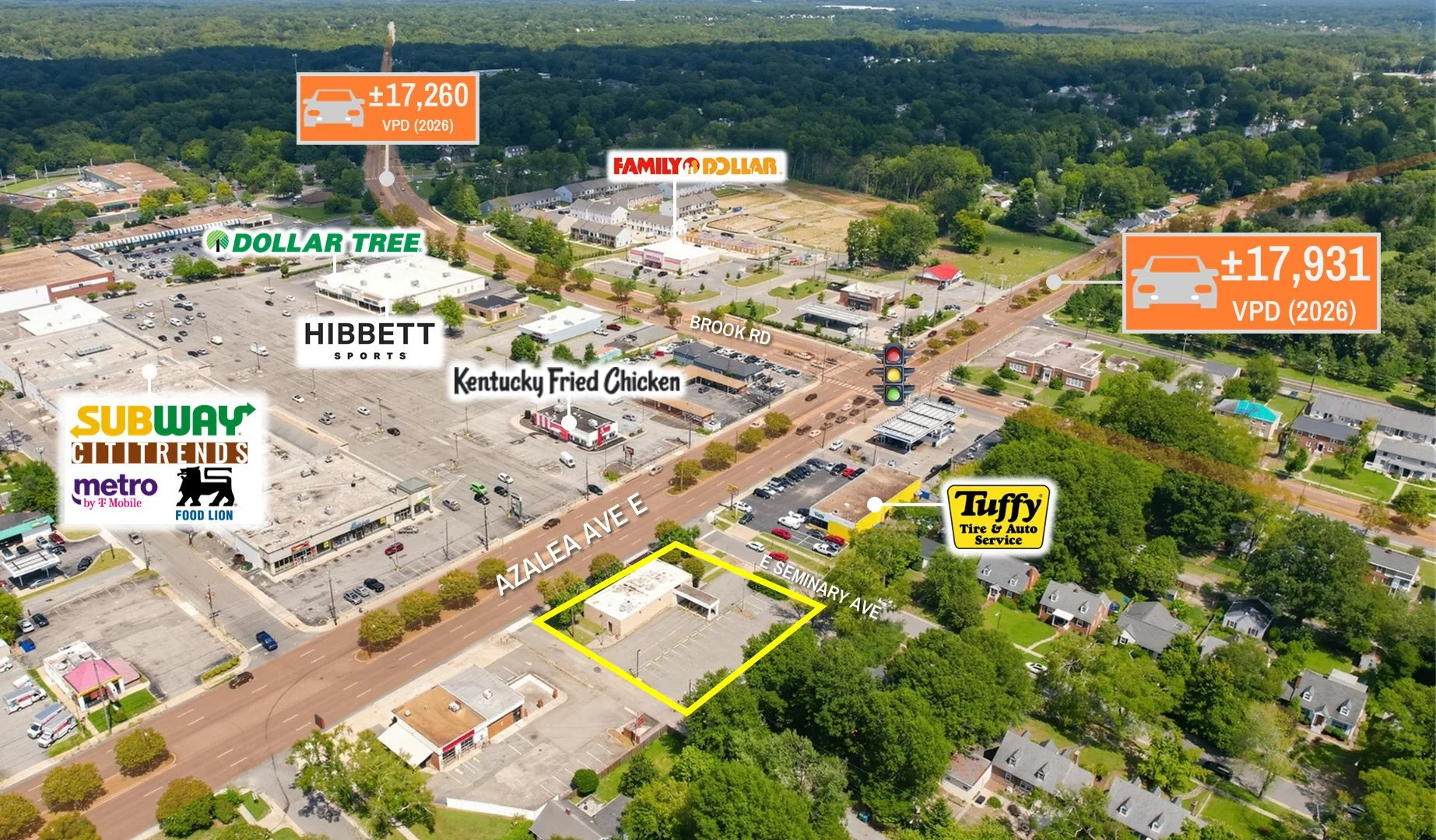 $1 Auction – Former SunTrust Bank | 18K VPD | Three… — Sale in Richmond, VA, photo 2 of 8
