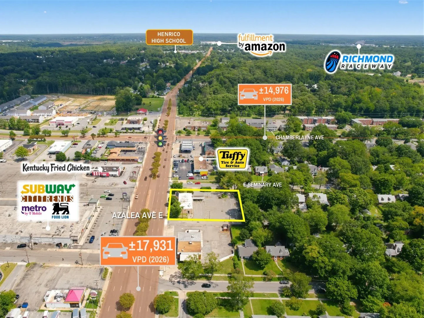 $1 Auction – Former SunTrust Bank | 18K VPD | Three… — Sale in Richmond, VA, photo 3 of 8