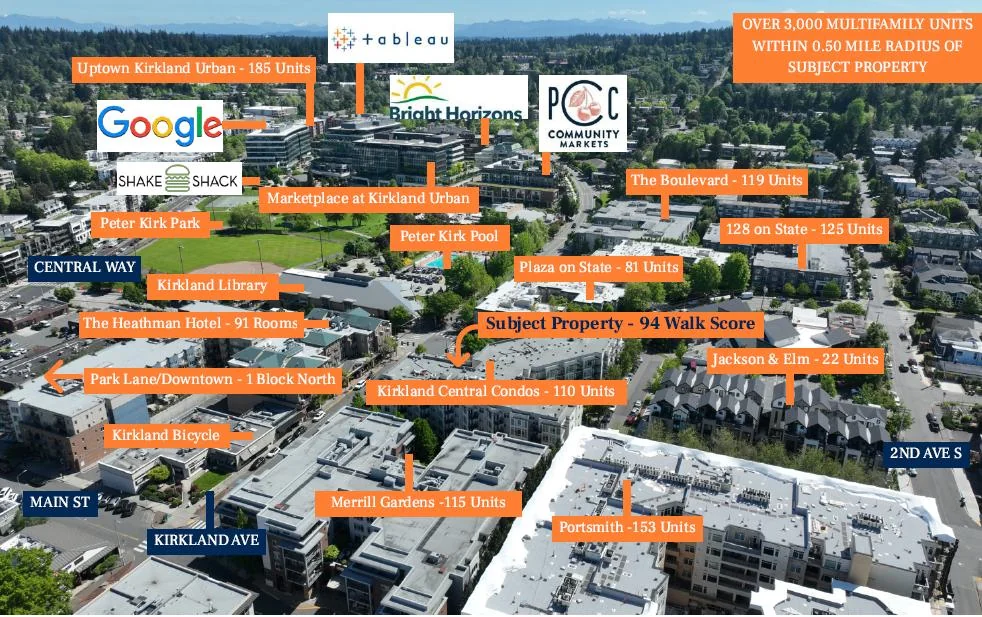 Kirkland Central Retail Condos (Chase Bank Anchor) — Sale in Kirkland, WA, photo 4 of 6