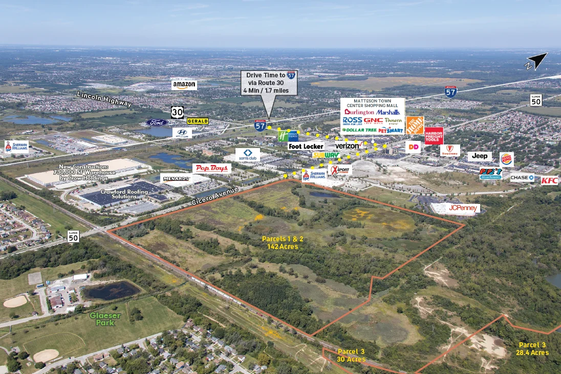 Land in Matteson, IL — Sale in Matteson, IL, photo 1 of 8