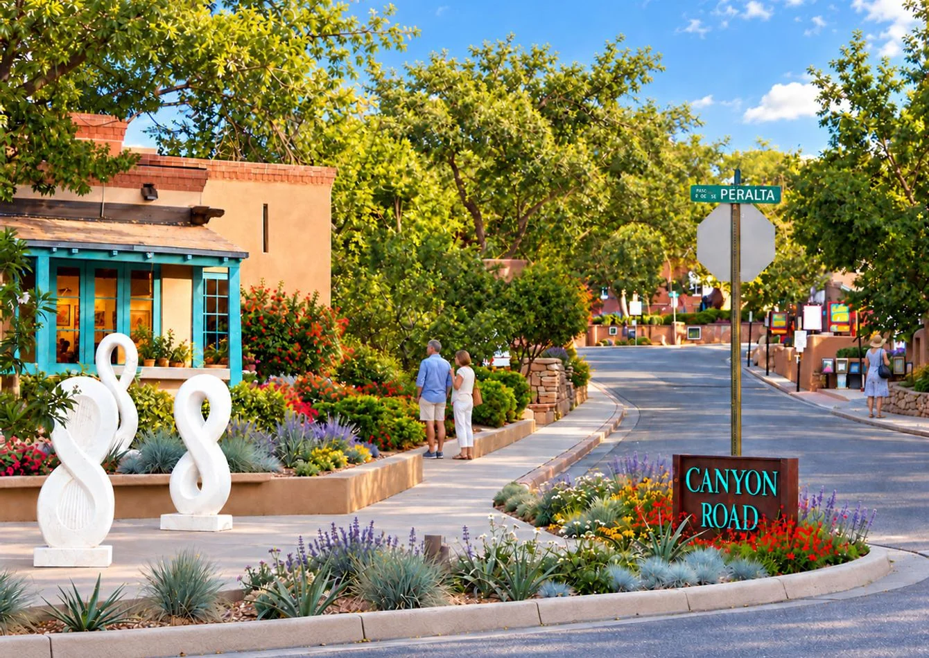 Successful Contemporary Art Gallery and Prime Canyon… — Sale in Santa Fe, NM, photo 1 of 1