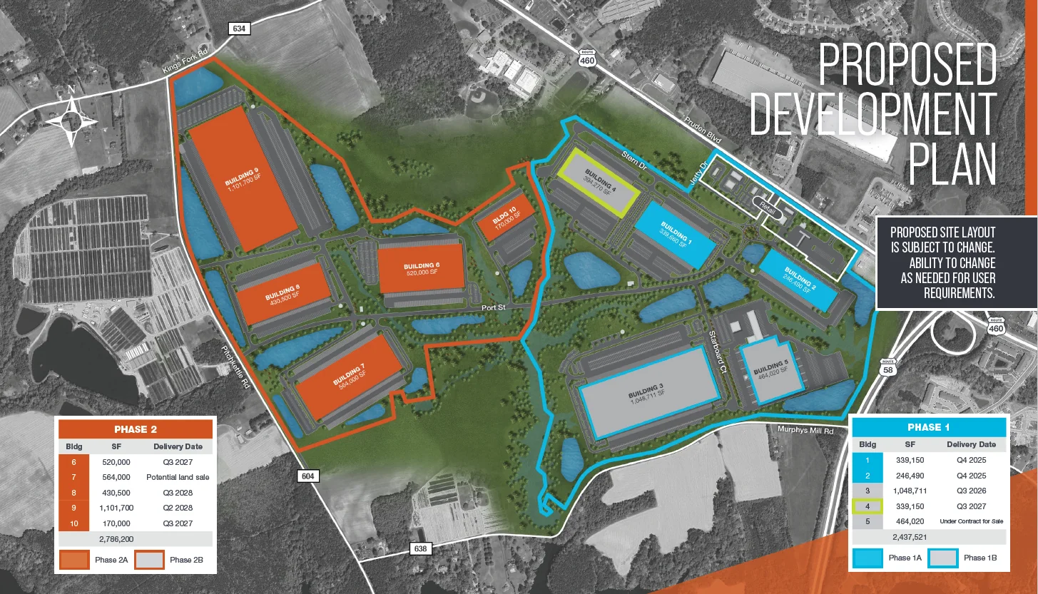 Port 460 Logistics Center-Phase 1B-Bld 4 — Lease in Suffolk, VA, photo 2 of 8