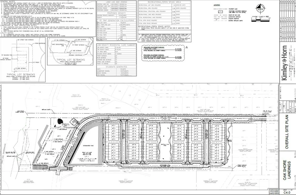 Oak Shore Landings Townhome Development Site — Sale in St. Cloud, FL, photo 3 of 5