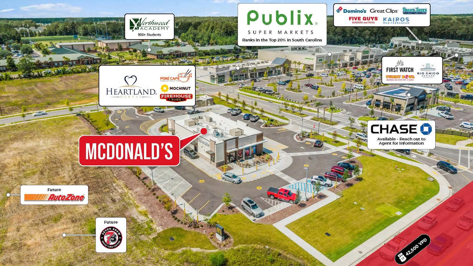 McDonald’s | New Publix Outparcel — Sale in Summerville, SC, photo 2 of 4