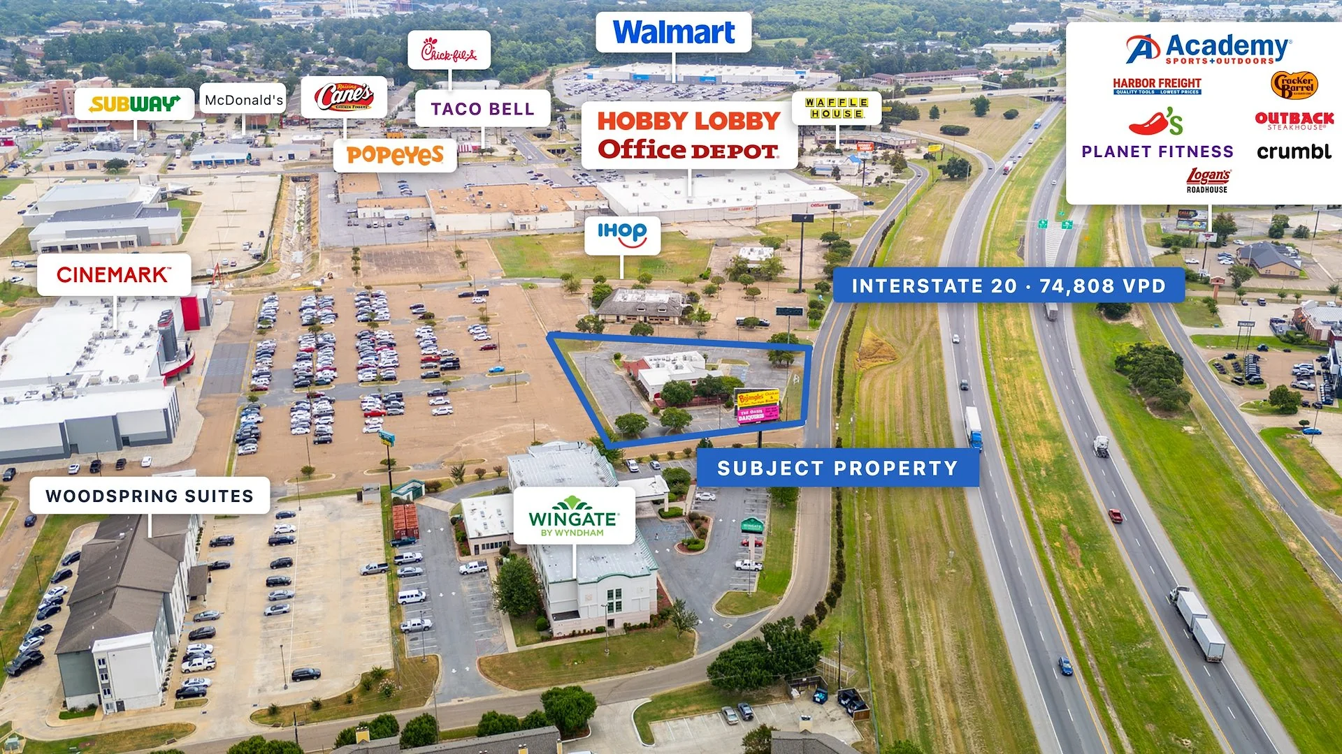 $1 Auction – Former 5,688 SF Restaurant | 75K VPD |… — Sale in West Monroe, LA, photo 3 of 8