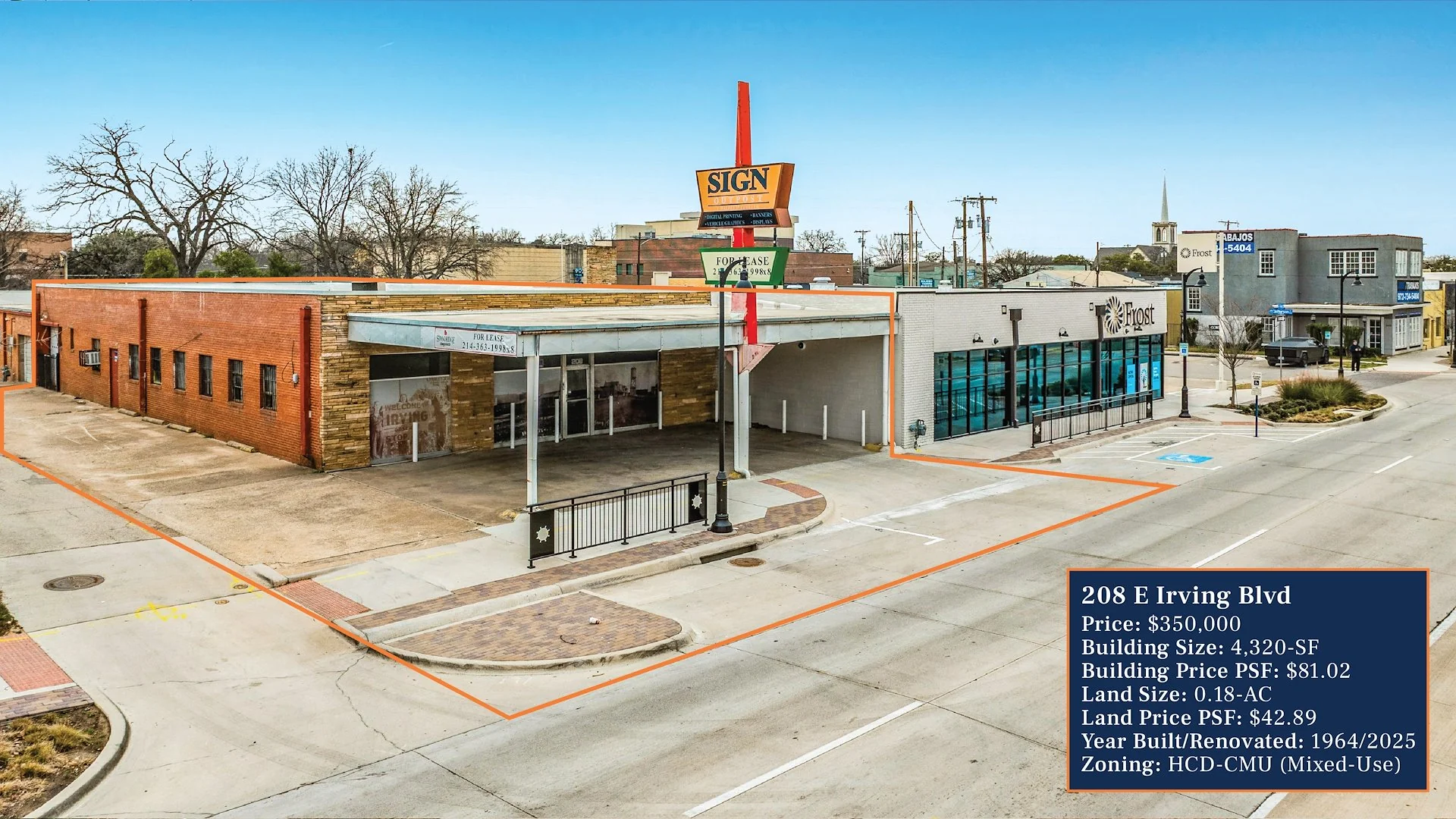 Frost Bank & Urban Retail Asset — Sale in Irving, TX, photo 3 of 5