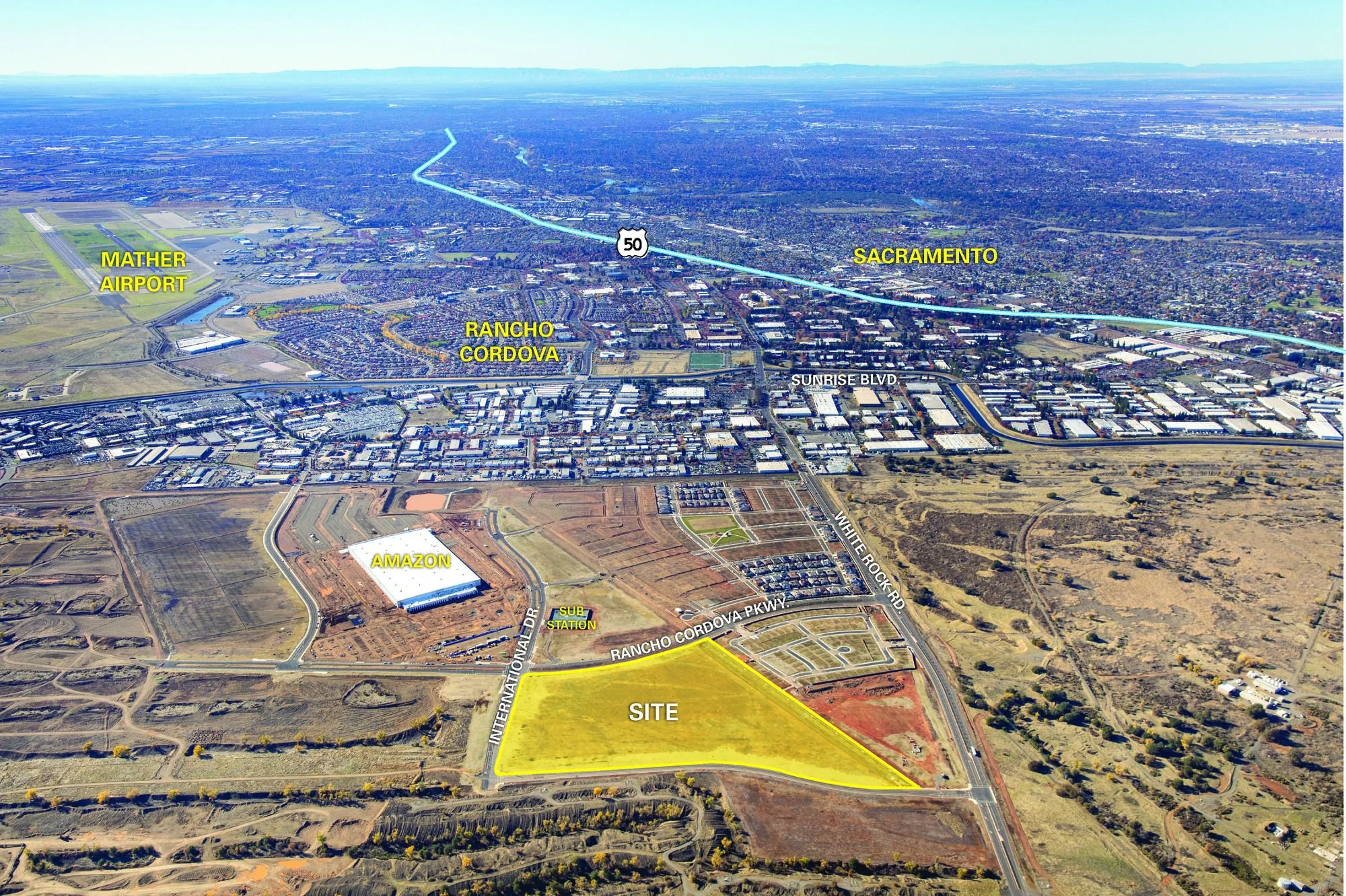 Rio Del Oro Industrial Land — Lease in Rancho Cordova, CA, photo 1 of 4