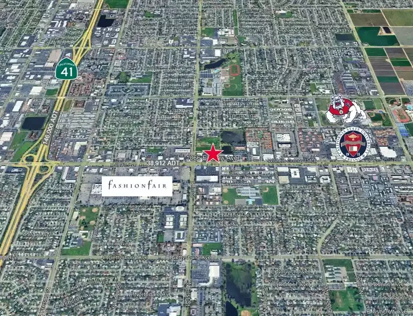 1066 E. Shaw Avenue - land in Fresno, CA