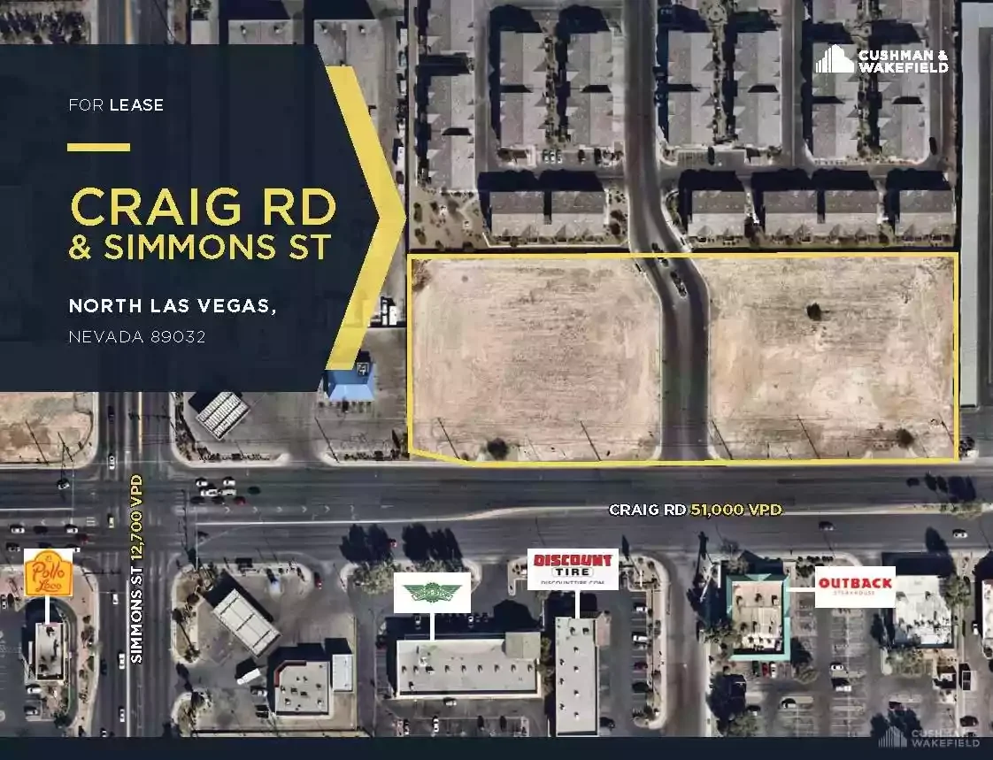 Craig Road & Simmons Street — Sale in North Las Vegas, NV, photo 1 of 1