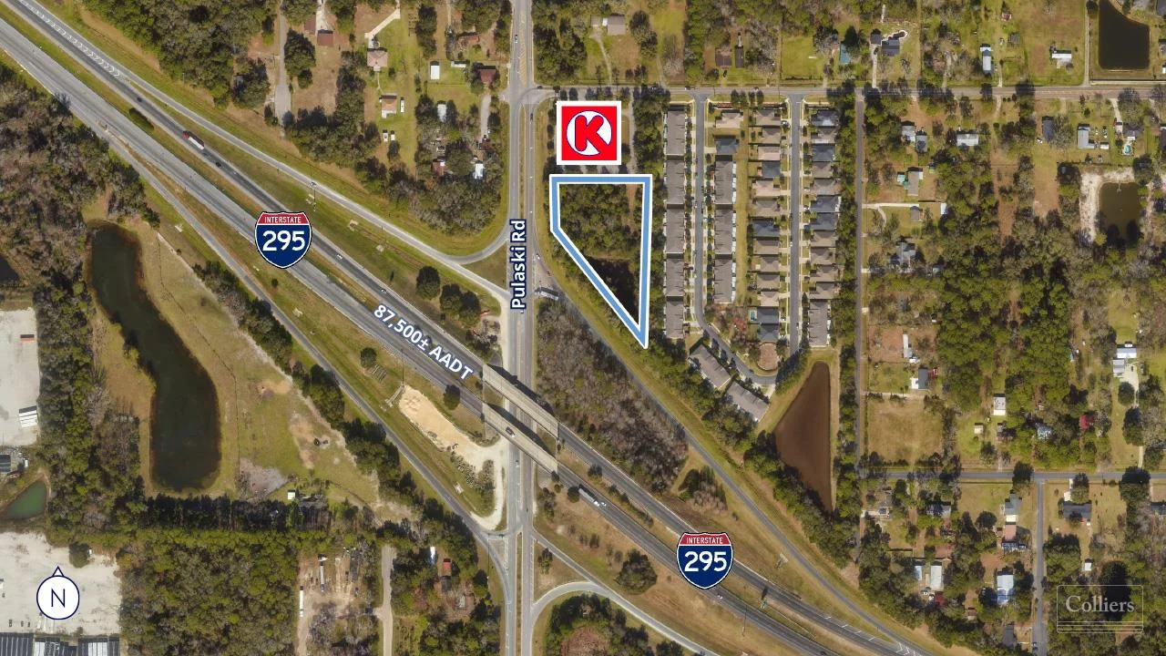 NEC Pulaski Road & I-295 Parcel Available — Sale in Jacksonville, FL, photo 1 of 8