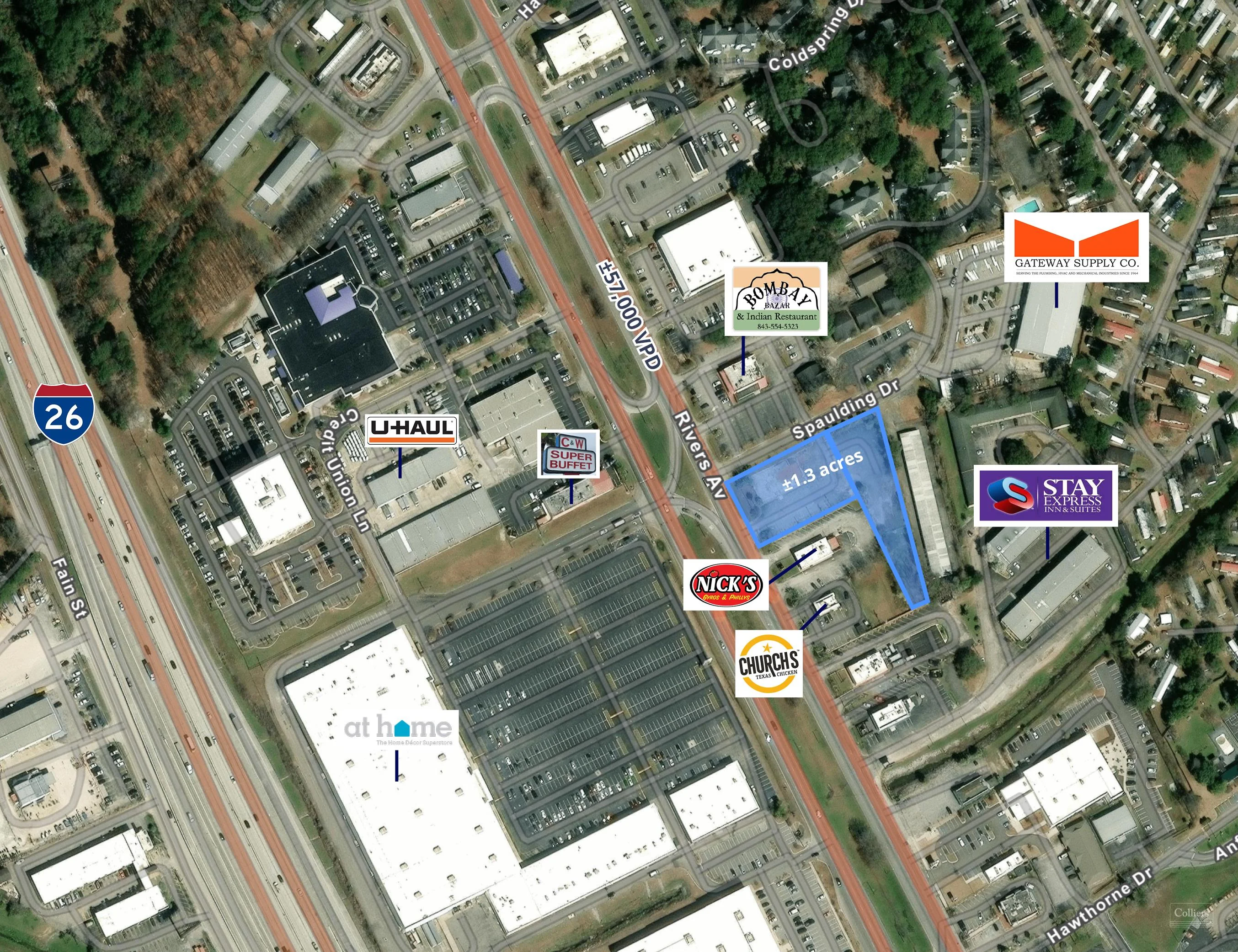 ±1.3 Acres Mixed-Use Land For Sale — Sale in North Charleston, SC, photo 2 of 4
