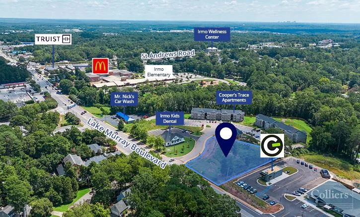 ±0.93 AC Retail Parcel Available | Irmo, SC — Sale in Irmo, SC, photo 2 of 8