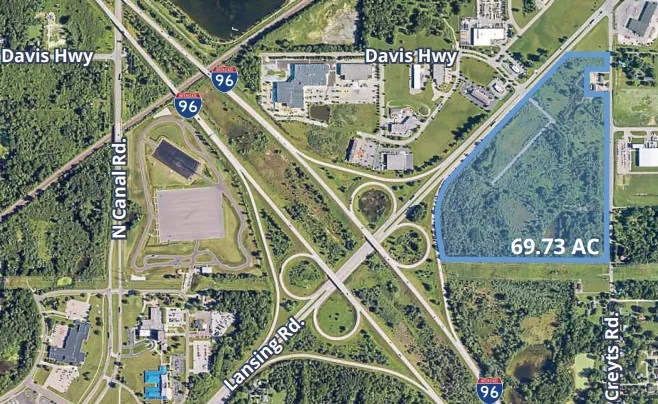 38-Acres Vacant Land in Delta Township — Sale in Lansing, MI, photo 7 of 8
