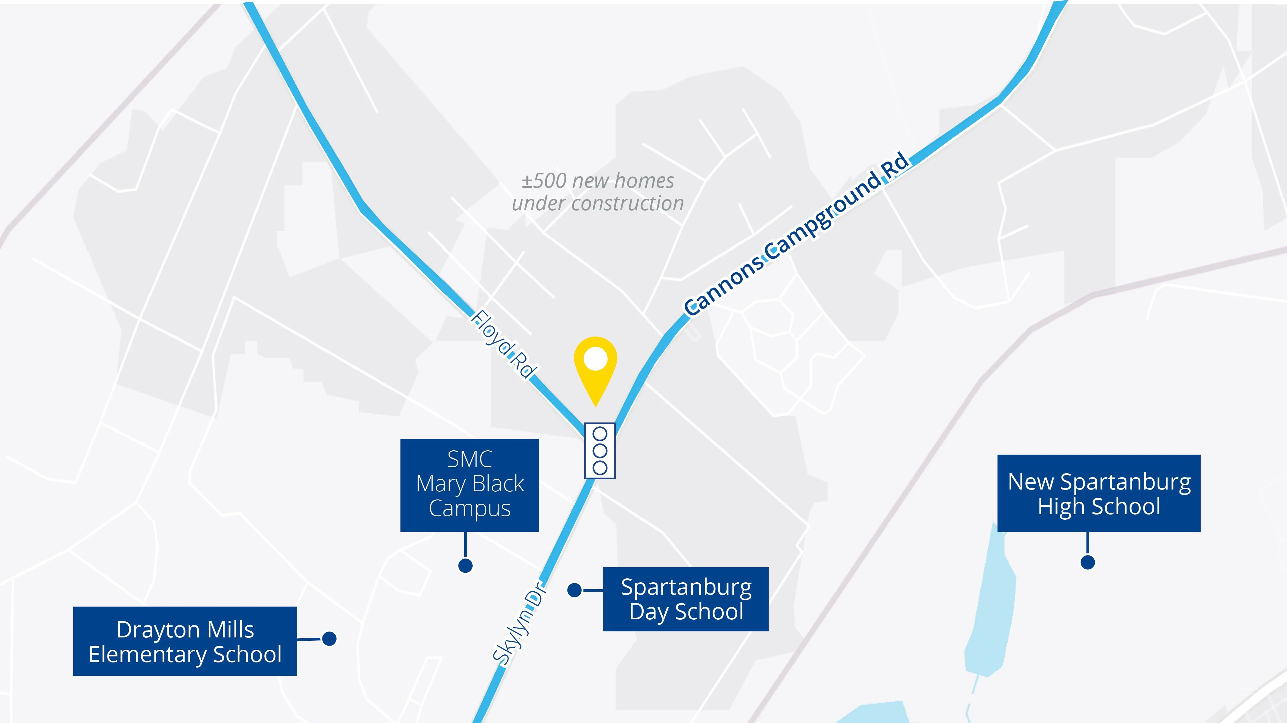 ±1.39-Acre Retail Development Site in Spartanburg — Sale in Spartanburg, SC, photo 2 of 8
