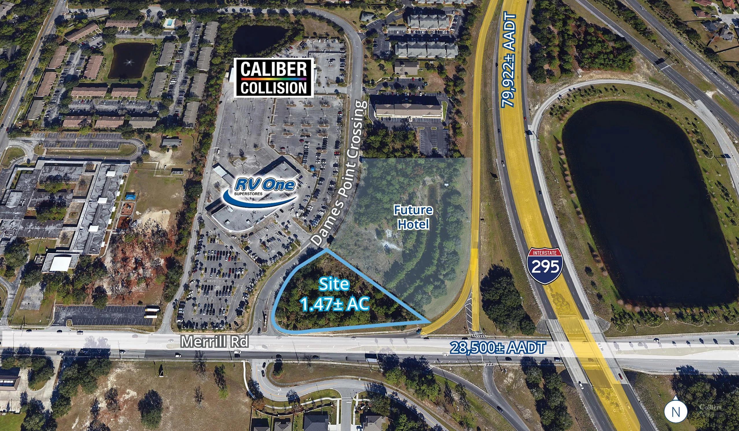 Commercial Corner Parcel For Sale — Sale in Jacksonville, FL, photo 1 of 4