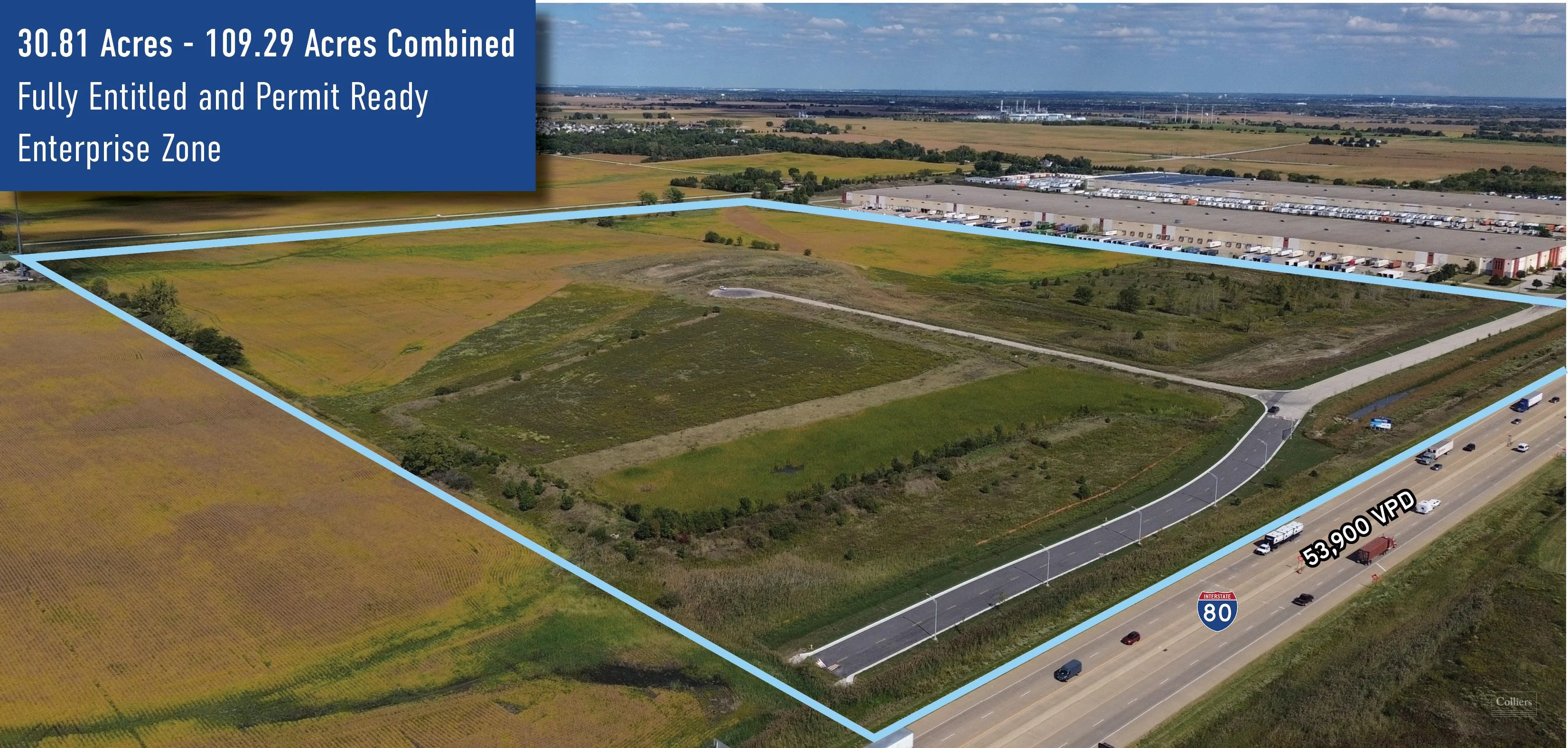 30.81-109.29 Acres Available for Sale in Minooka — Sale in Minooka, IL, photo 1 of 4
