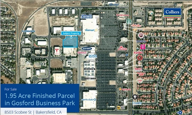 1.39 Acre Finished Parcel in Gosford Business Park — Sale in Bakersfield, CA, photo 7 of 8