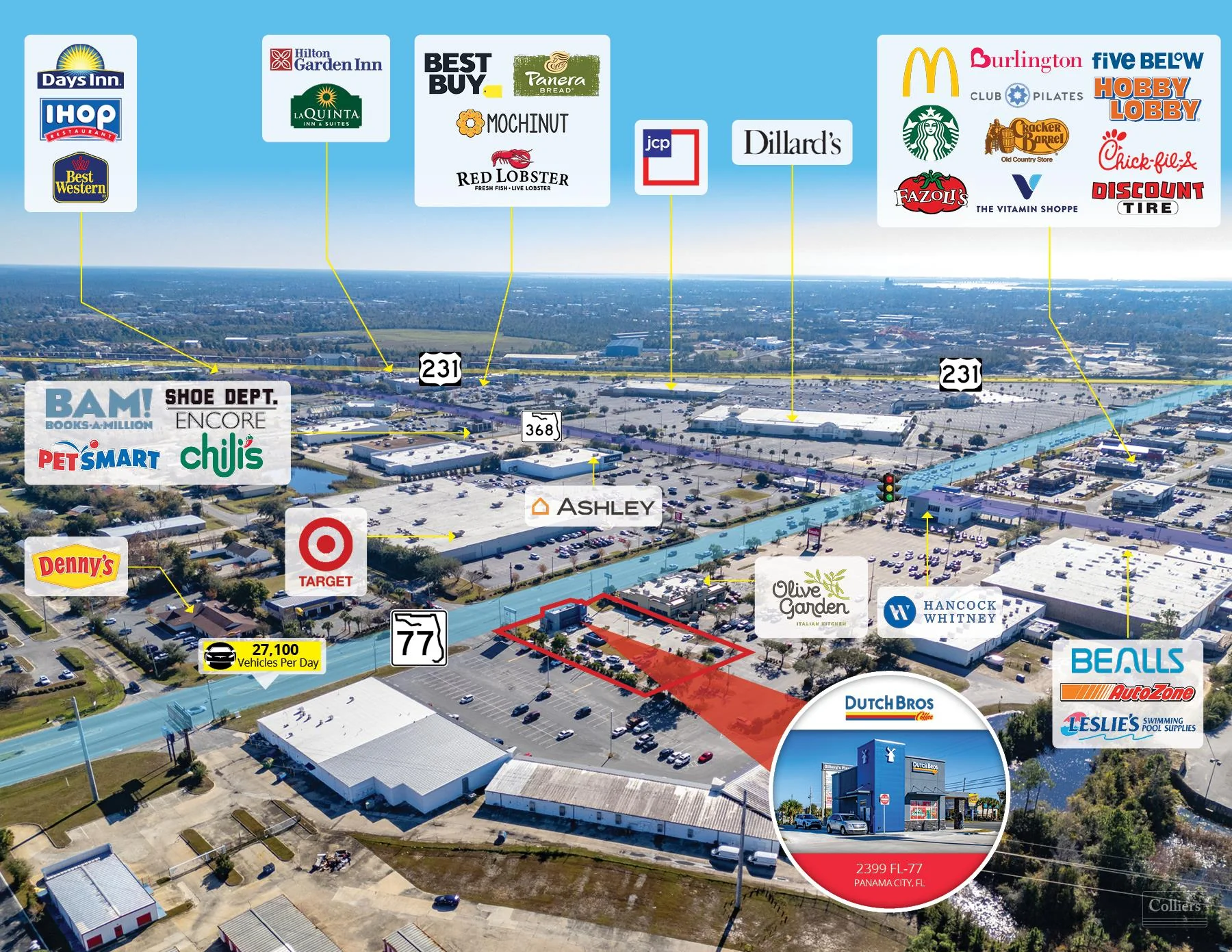 Dutch Bros Coffee | Brand New 15 Yr Abs NNN Lease — Sale in Panama City, FL, photo 2 of 6
