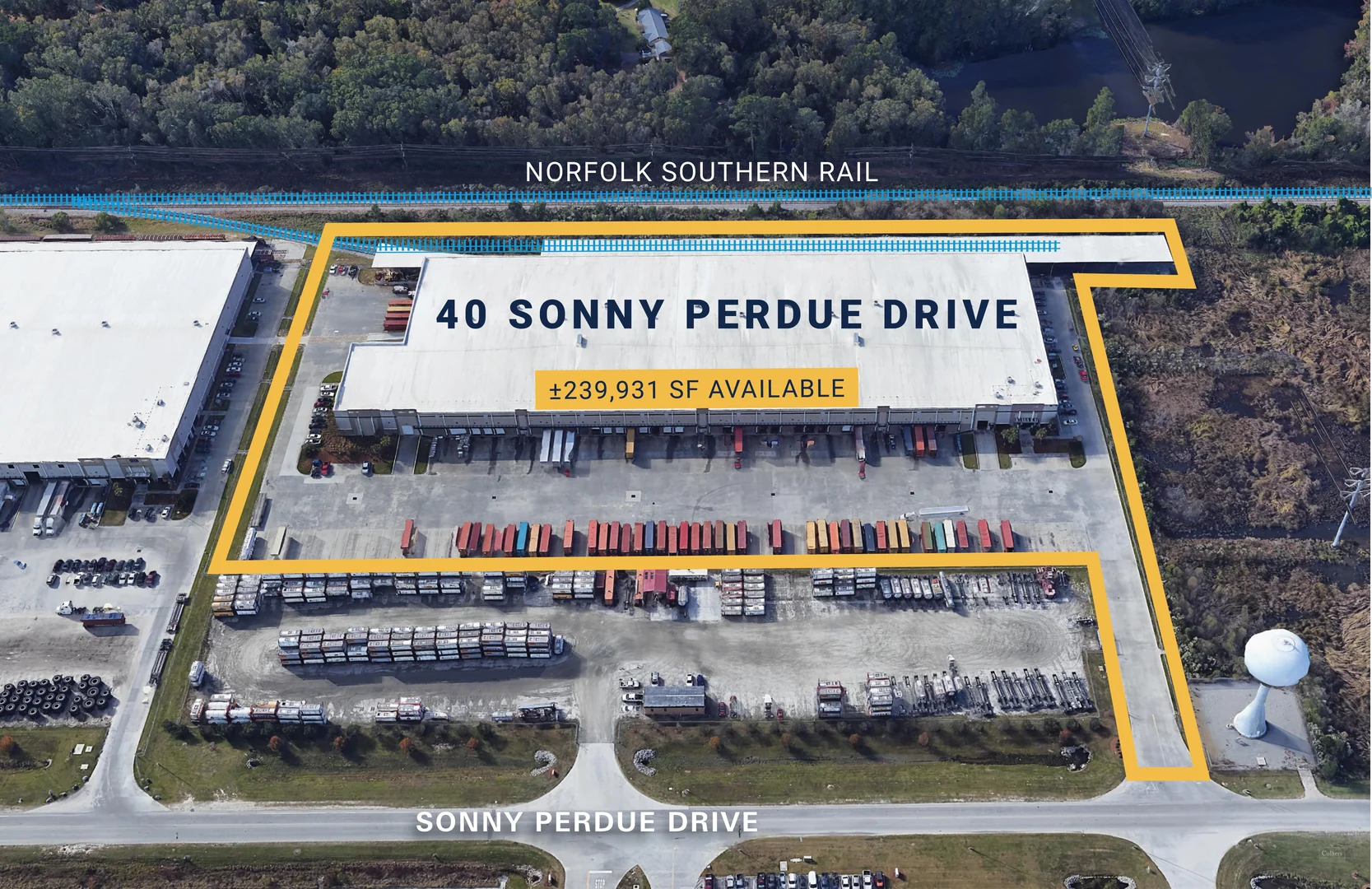 ±239,931 SF Rail-Served Warehouse | CenterPoint… — Lease in Savannah, GA, photo 1 of 8